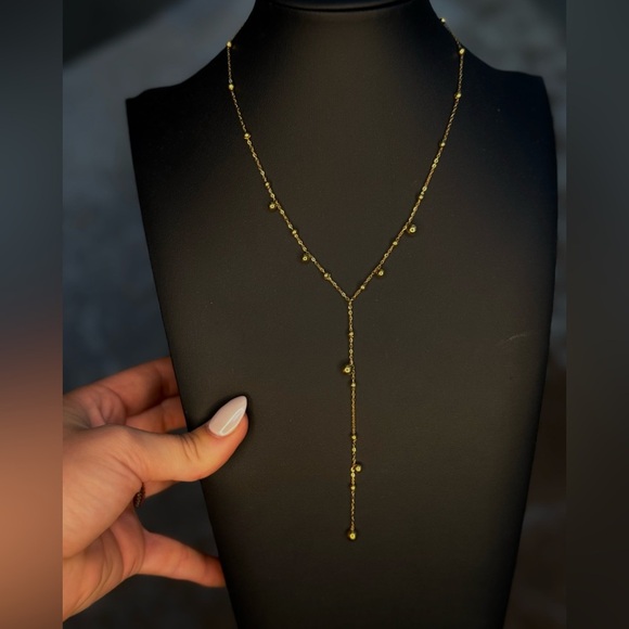 Jewelry - Water Resistant Adjustable Gold Necklace